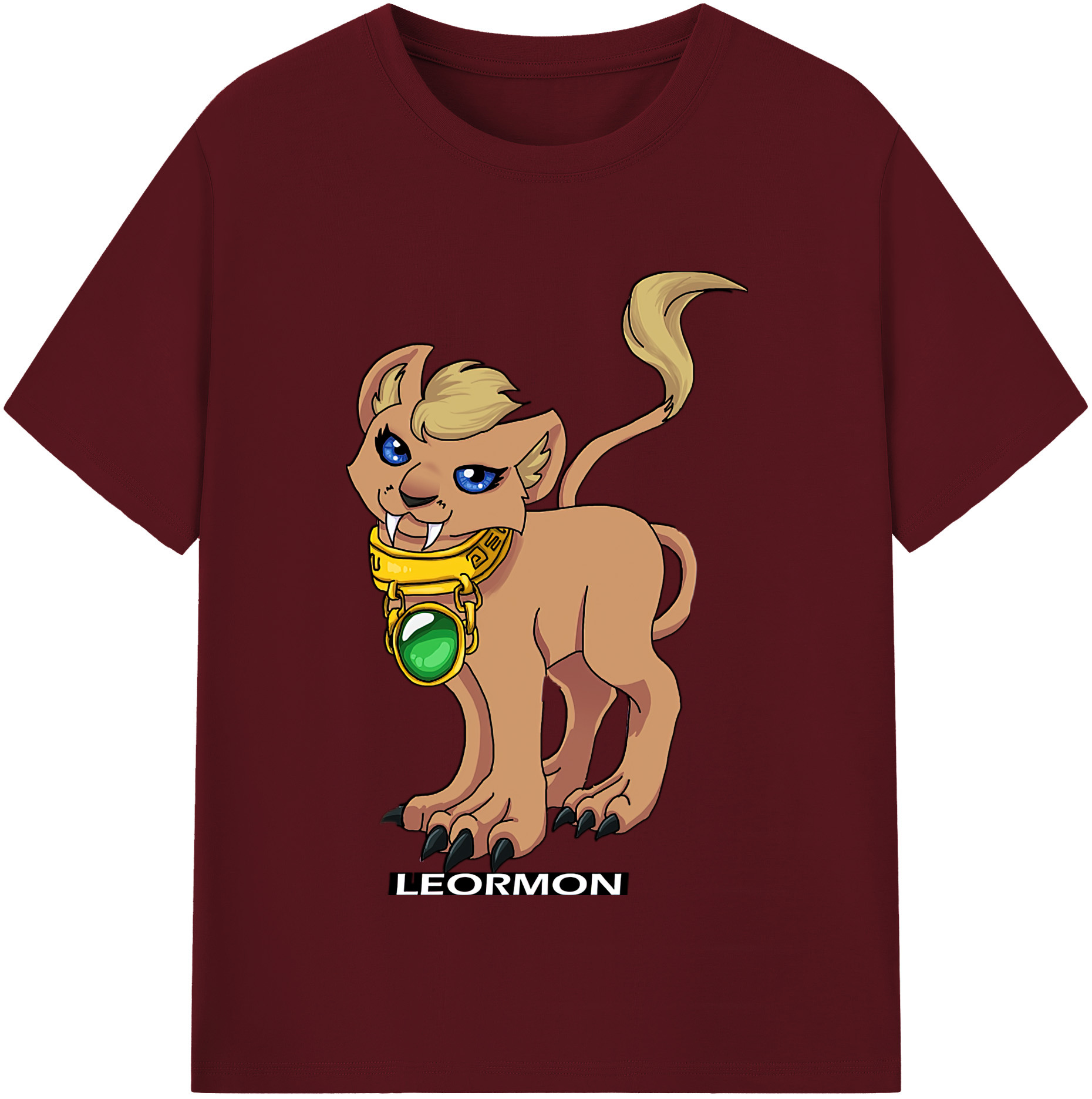 （画像用） Digimon デジタルモンスター/デジモン 綿100％半袖Tシャツ（フロントプリント）